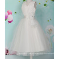 Grace Karin sin mangas baratos princesa vestido de niña de flores blancas CL008905